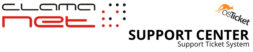 Clamanet :: osTicket :: Support Ticket System